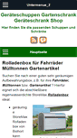 Mobile Screenshot of geraeteschuppen-gartenschrank-geraeteschrank-shop.de